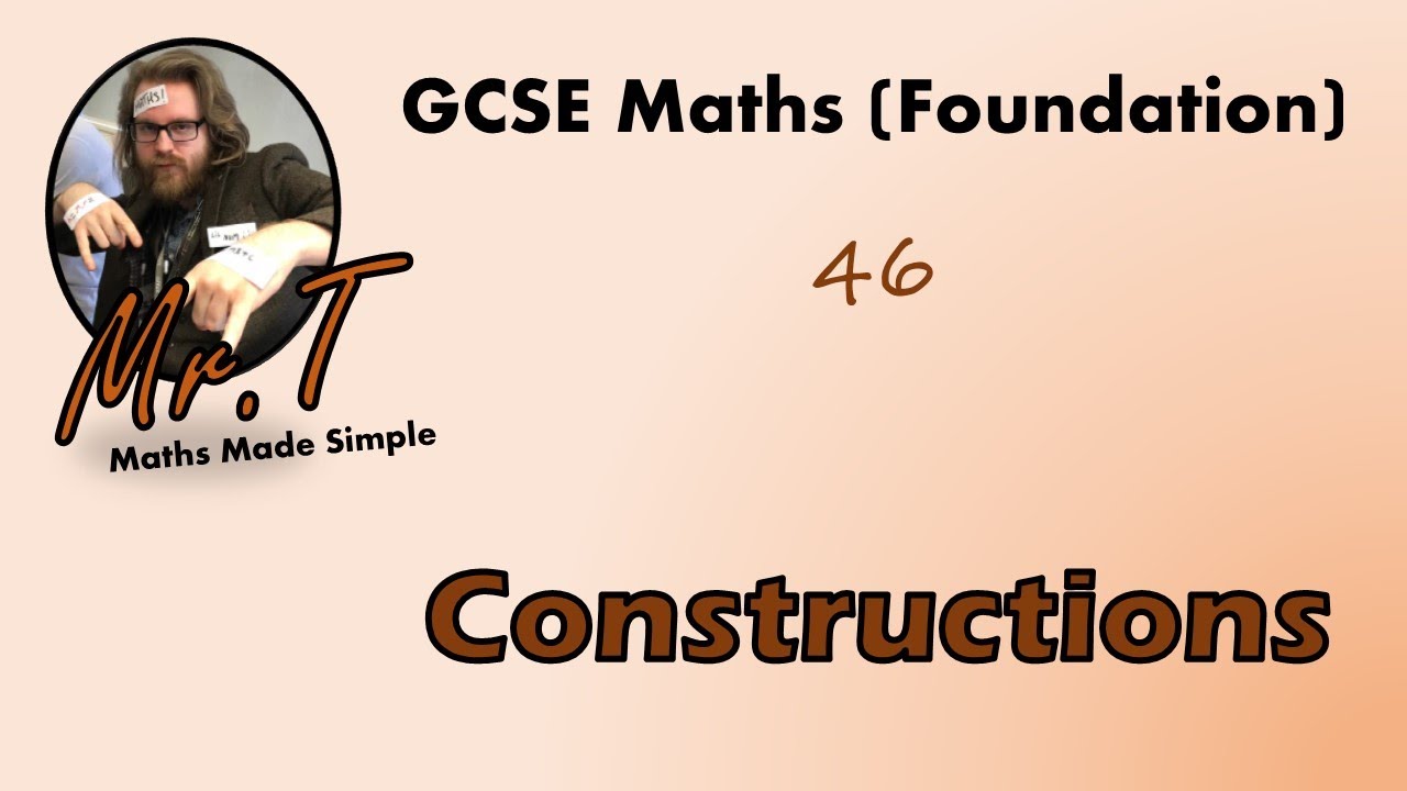 Constructions | GCSE Maths (Foundation) - YouTube