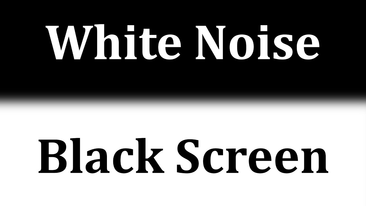 10 Hours Soft White Noise | Pure Focus & Deep Sleep | Black Screen