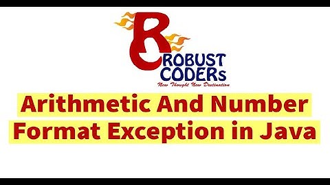 Arithmetic Exception and NumberFormatException | Unchecked & Checked Exceptions| by-Rajeev