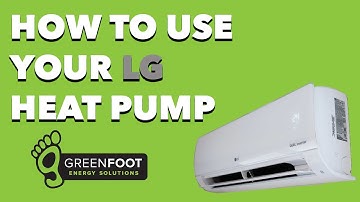 How to use your LG ductless heat pump remote