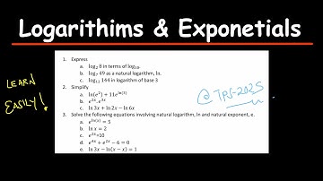 LOGARITHIMS AND EXPONETIALS