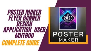 poster maker flyer banner design application  used method 2023 screenshot 4