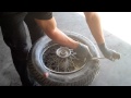 How to mount and balance a street motorcycle tire