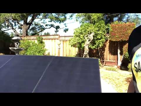 DIY Solar Panel Raft from Reclaimed Wood Pallets