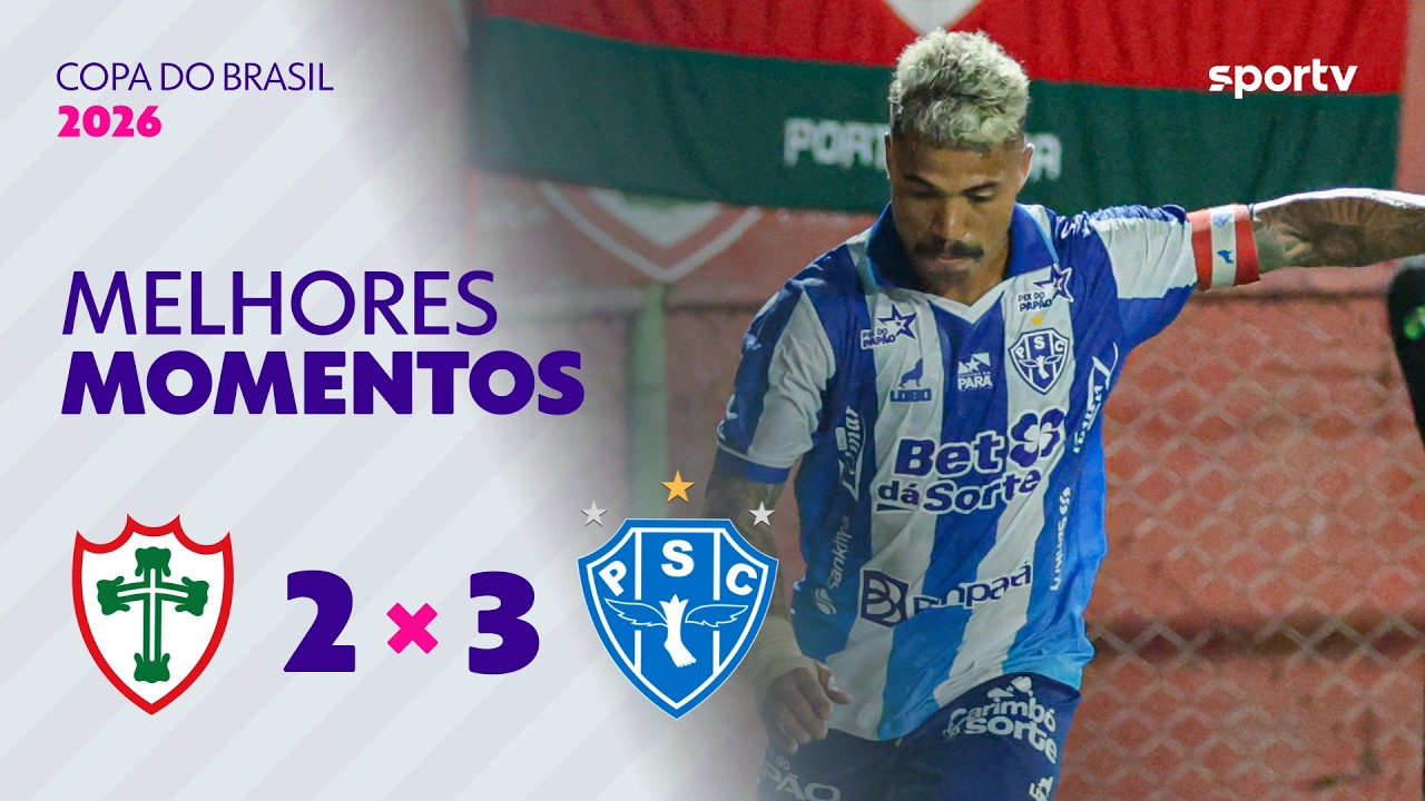 PORTUGUESA 2 X 3 PAYSANDU | MELHORES MOMENTOS | COPA DO BRASIL 2026 | sportv