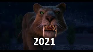 Evolution Of Saber Tooth Tiger 1977-2021