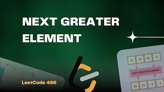 LeetCode 496 | Next Greater Element I 🔥 Monotonic Stack Explained | Stack & Queue DSA