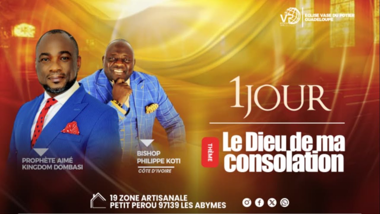 SPÉCIAL SÉMINAIRE : « LE DIEU DE MA CONSOLATION JOUR 1 » - BISHOP PHILIPPE KOTI