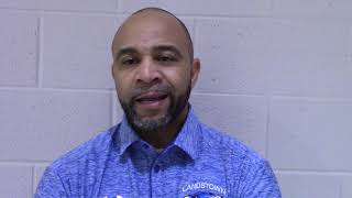 Landstown Coach Dwight Robinson after win over Western Branch