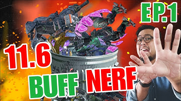 จะโดนแล้วนะ หุ่นกับไททันตัวไหนบ้างหว่า!! Buff Nerf 11.6 War Robots #DMBL