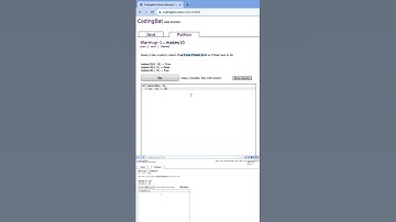 makes10 - CodingBat Python Warmup 1 #shorts