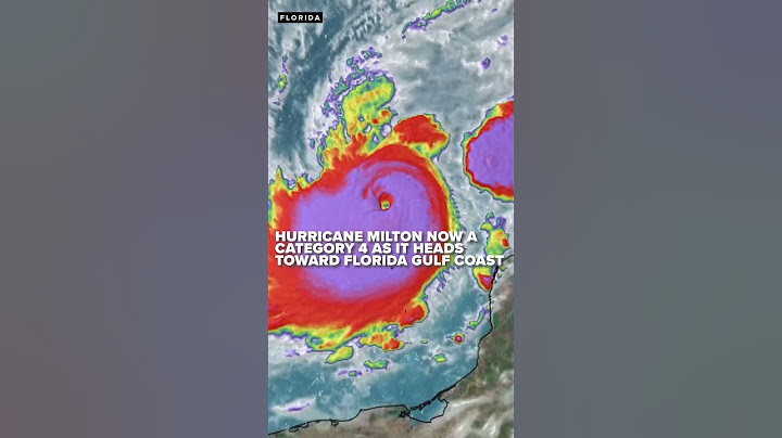 Hurricane Milton is now a Category 4 and is expected to strengthen more as it heads toward Florida