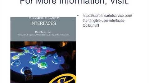 The Tangible User Interfaces Toolkit