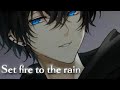 Set FIRE to the RAIN - By Adele (Lyric Video)