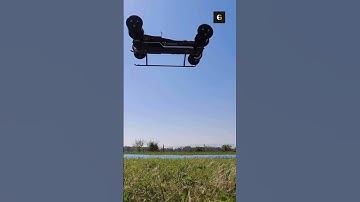 This eVTOL drone use 360° thrust vectoring system #technology#trending#drone#robotics#trendingshorts