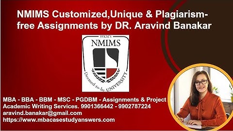 NMIMS June 2024 Customized Assignments I NMIMS Customized MBA Assignments I NMIMS Customized BBM