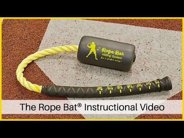Rope Bat – Entraîneur De Frappe Baseball/Softball Avec 12 Balles Et Sac | Améliore Ton Swing