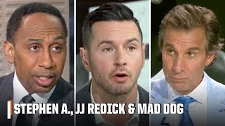 Stephen A. vs. JJ Redick vs. Mad Dog 🍿 Nuggets-Timberwolves & Jayson Tatum criticism 🏀 | First Take