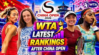 Details WTA Latest Rankings After China Open Tennis | Coco Gauff, Eala Dropped | New Ranks & Biggest Movers! News