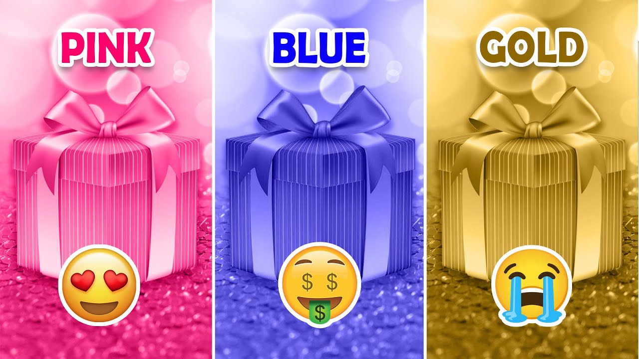 Choose Your Gift...! Pink, Blue or Gold 💗💙⭐️ How Lucky Are You? 😱 Quiz Shiba