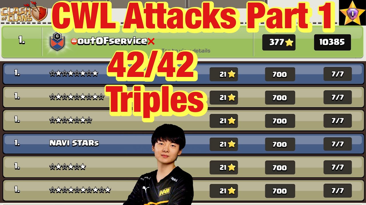January Season CWL Attacks Part 1 - YouTube