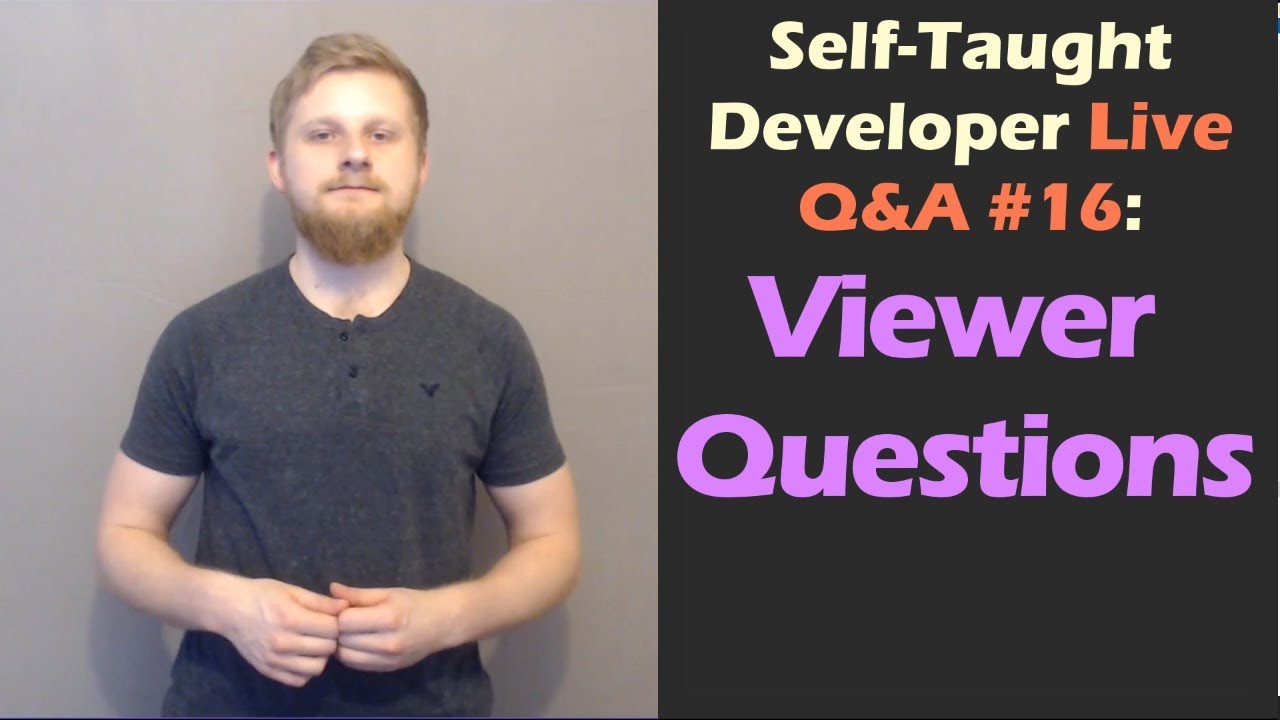 Ask A Programmer Live 16 Q A Software Development Architecture Engineering Youtube