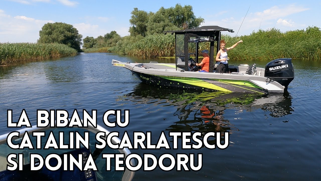 Spinning la biban cu Catalin Scarlatescu si Doina Teodoru in Delta Dunarii.