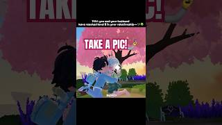 Can’t stop taking selfie 😆🎀 #heartopia #f2p #couple