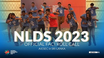 Surangani - Remake (සුරාංගනී) | Faci Roll Call - NLDS 2023 | AIESEC in Sri Lanka