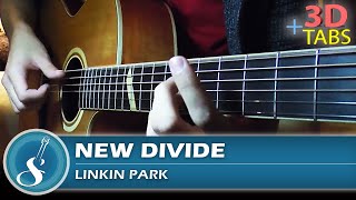 New Divide - Linkin Park | by SX | Fingerstyle Guitar Cover + 3D Tabs Resimi