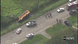 Students Injured After School Bus Crash in Texas