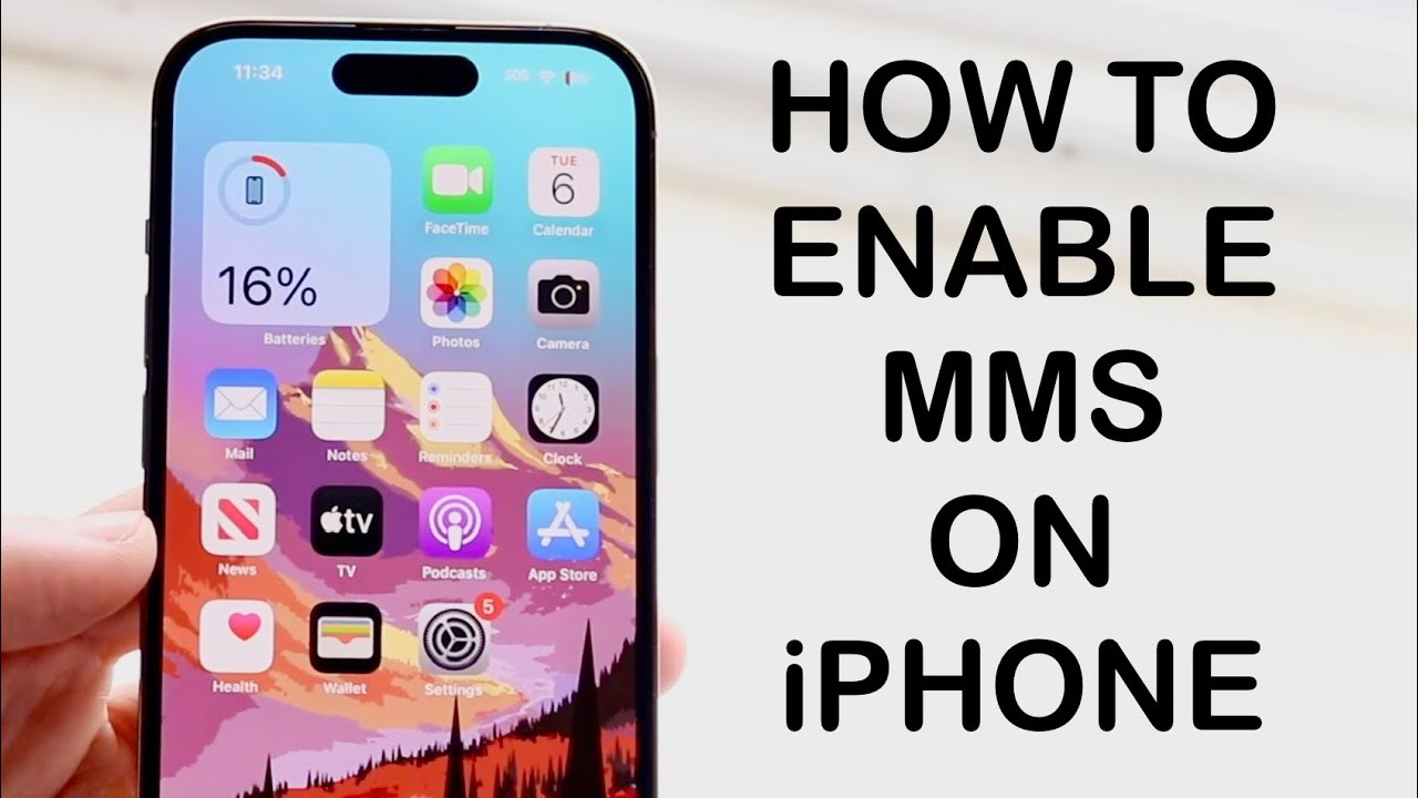 How To Enable MMS On iPhone! (2024) YouTube