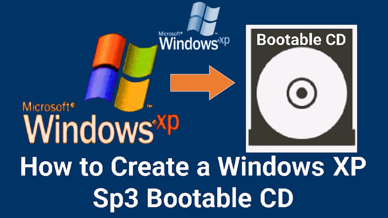 How To Make a Windows XP Pro Sp3 Bootable CD with Magic ISO | How to Create  a Windows XP Bootable CD