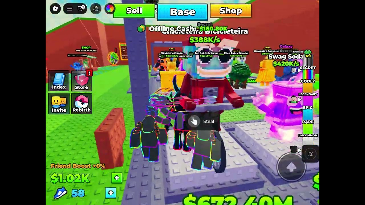 Slide for brain rots #roblox  