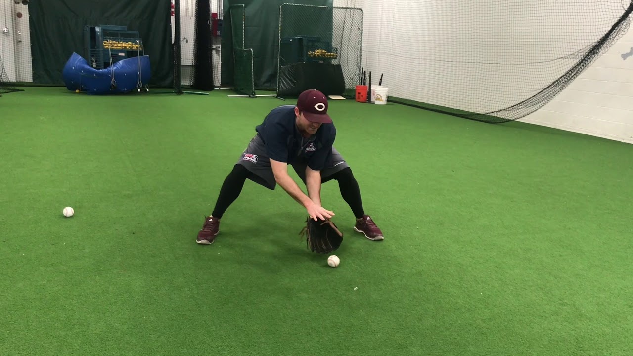 Infield drill working through the ball YouTube