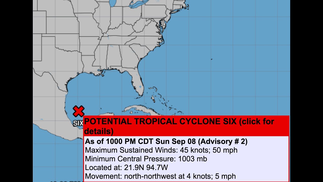SOON...POTENTIAL HURRICANE. Weather update by Chad Cooke