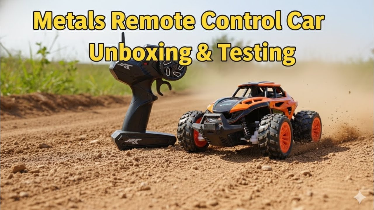 Metals Remote Control Car Unboxing & Testing || Full Metal Body || High Speed || 
