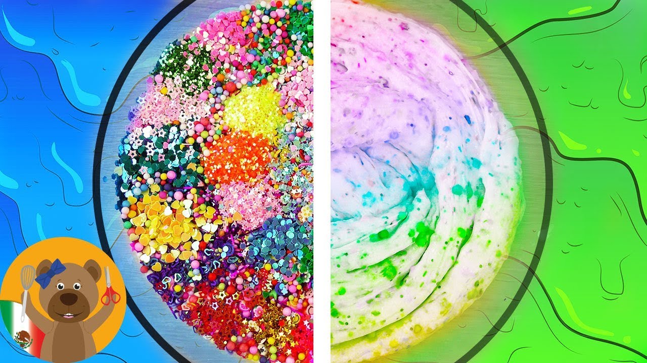 MEGA slime con más de 50 ingredientes | Super fácil y bonito | Idea DIY slime | Experimento hacker typer