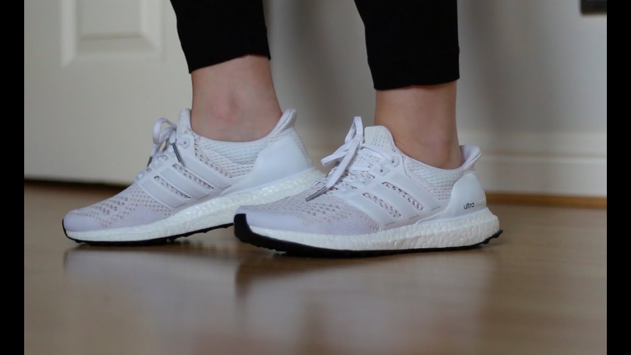 adidas Ultra Boost White Review | georgieonthewall - YouTube