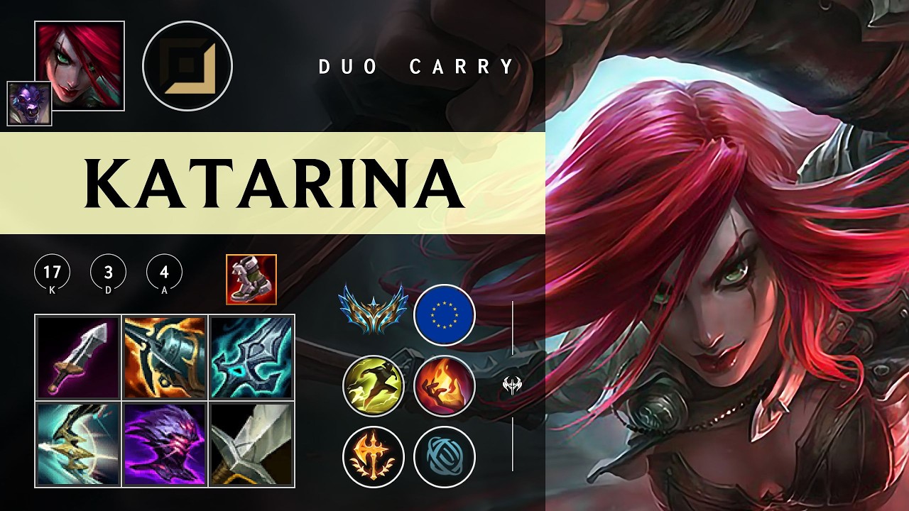 Katarina Carry vs Lucian - EUW Challenger Patch 26.04