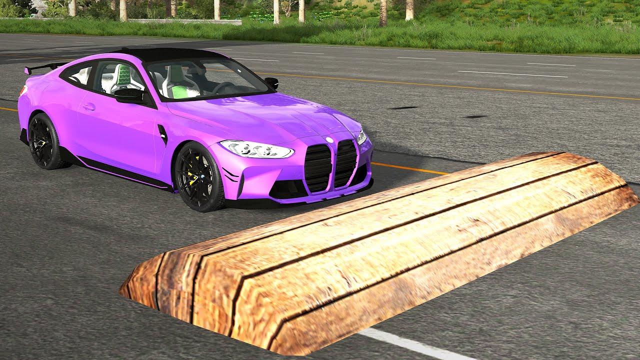 Cars vs Unreal Speed Bumps ▶️ BeamNG Drive