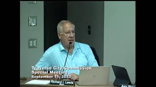 Traverse City Commission Special Meeting - 9/11/2023