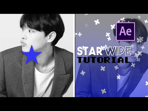 star wipe transition after effects tutorial!