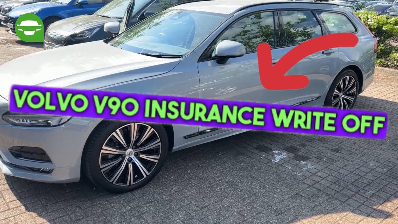 Volvo V90 2022 model insurance write off pre purchase inspection results how good it will be