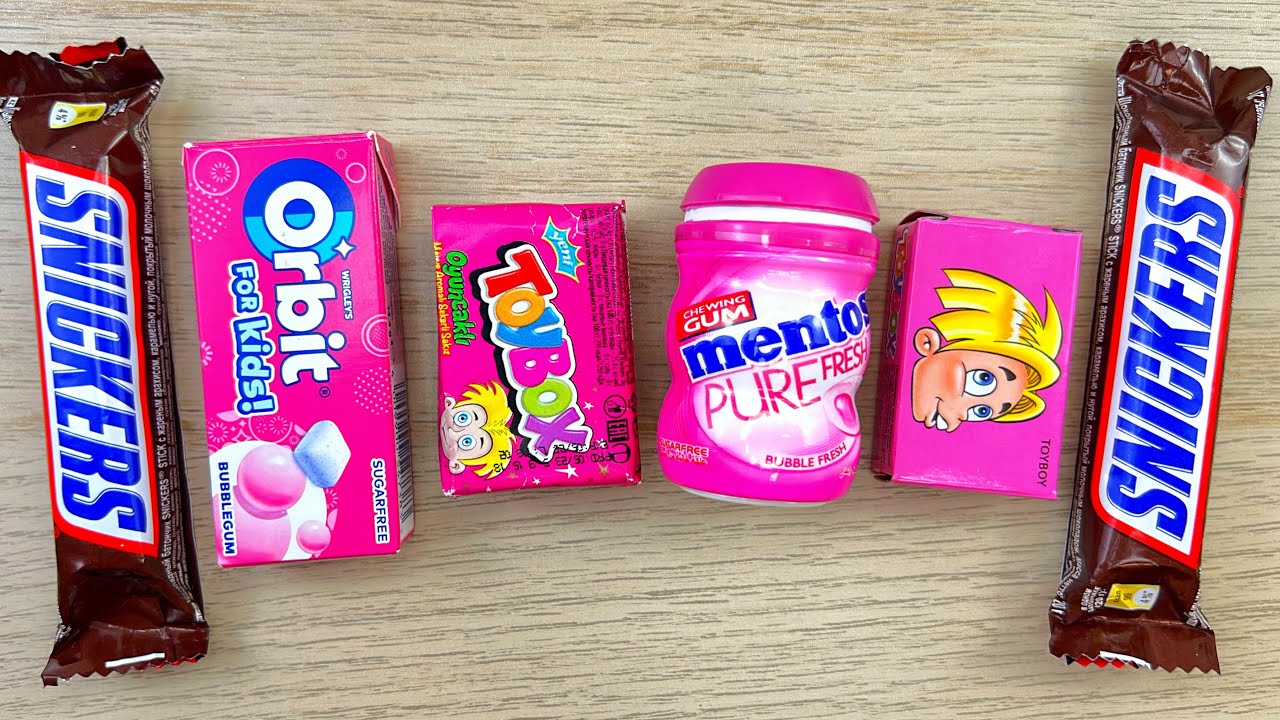 Rainbow Candy & Snickers | Visual Crunch Party 🌈🍫 