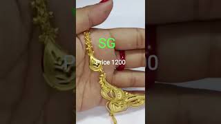 1 gm gold plated necklace price only 1200 WhatsApp number 6295282989