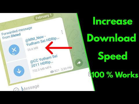 How to increase telegram download speed in pc & mobile | Telegram download speed slow problem