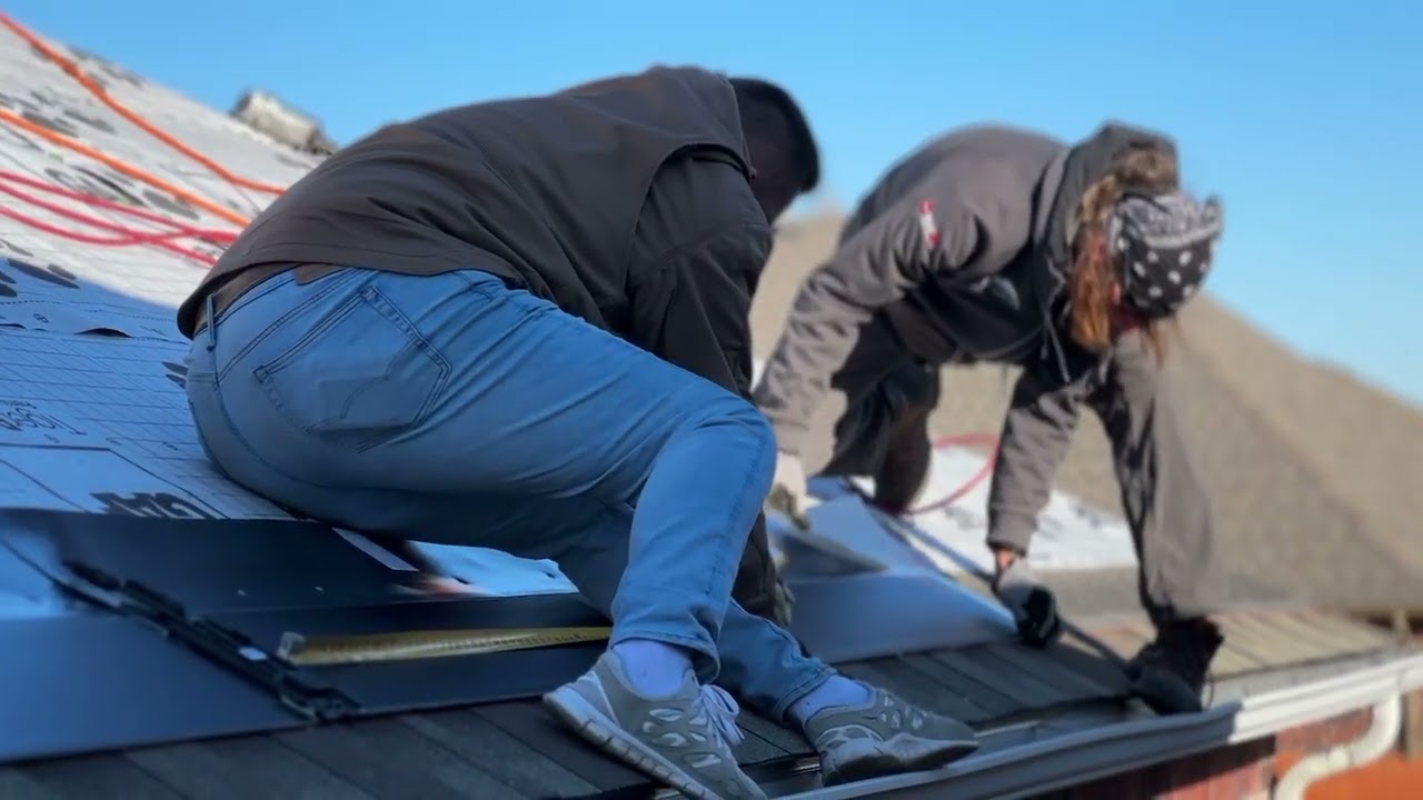 Timberline Solar Shingle Installation