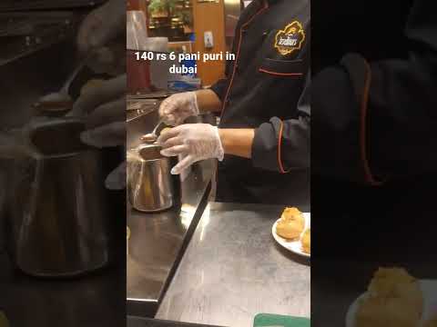Pani Puri In Dubai 140 Rs 6panipuri In MeenabazaarDubai Meenabazar Goldsouk Streetfood Dubaifood