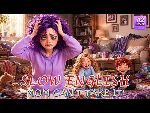 😢 Mom Can't Take It Anymore | Easy English Listening Story for Beginners (A2 Level)
